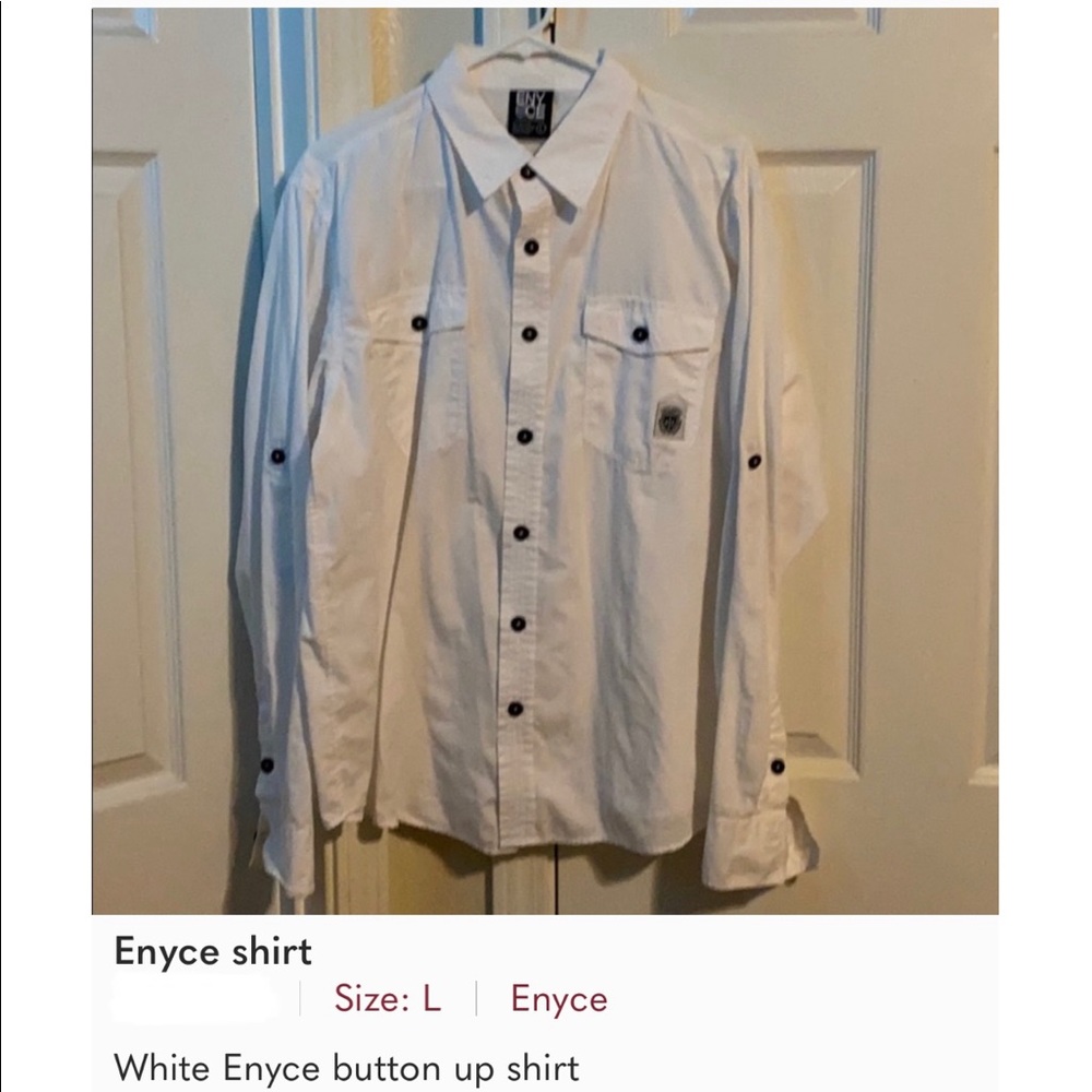 Enyce shirt and coat for $15
